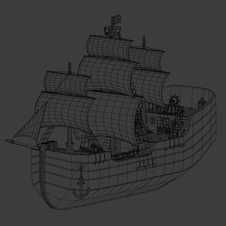 ArtStation - Ship | Game Assets