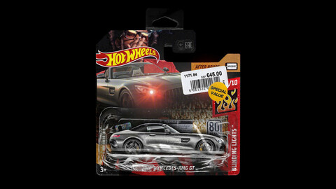 Hot Wheels Package Mockup