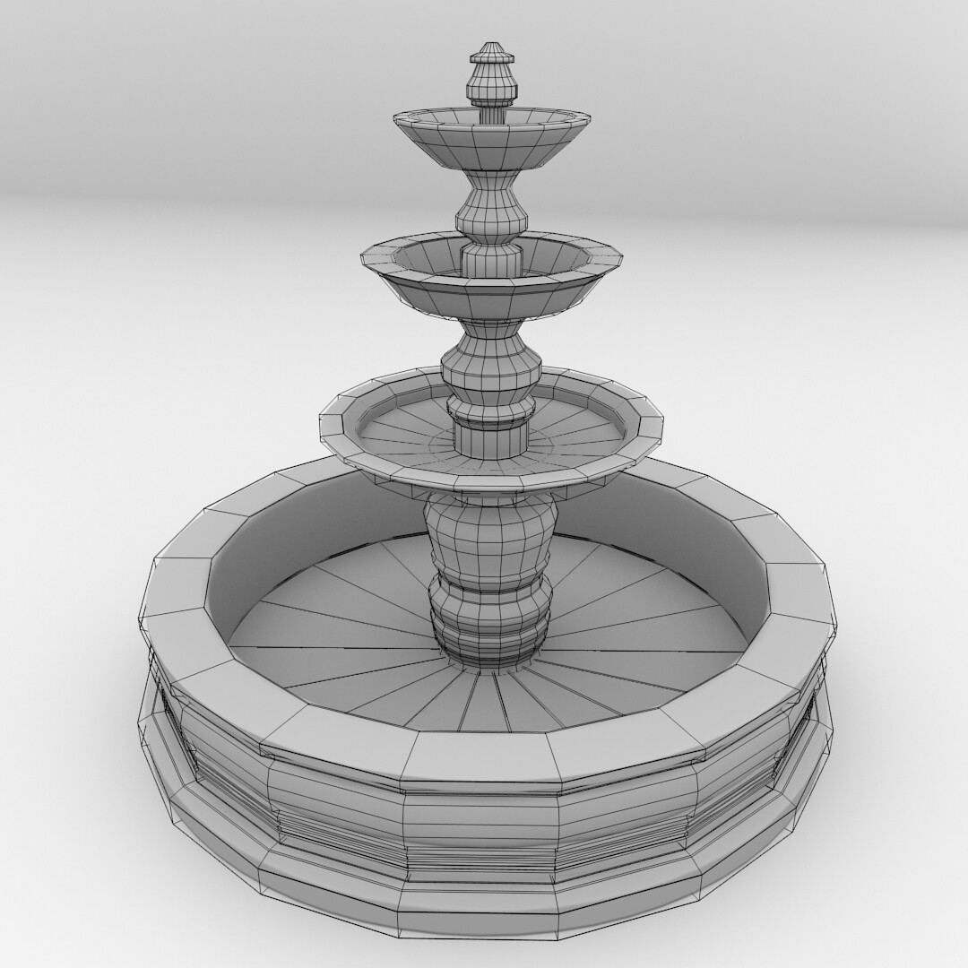 ArtStation - Fountain | Game Assets