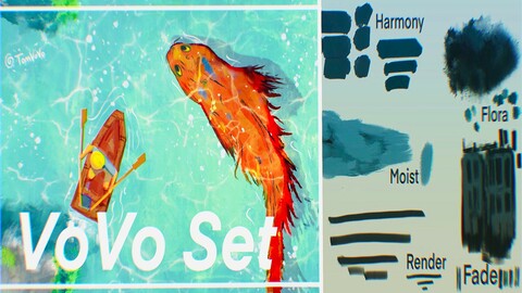 VoVo Procreate Brushset