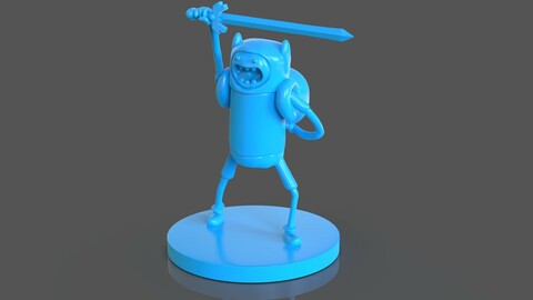 Finn The Human Sculpture and ZBrush Timelapse