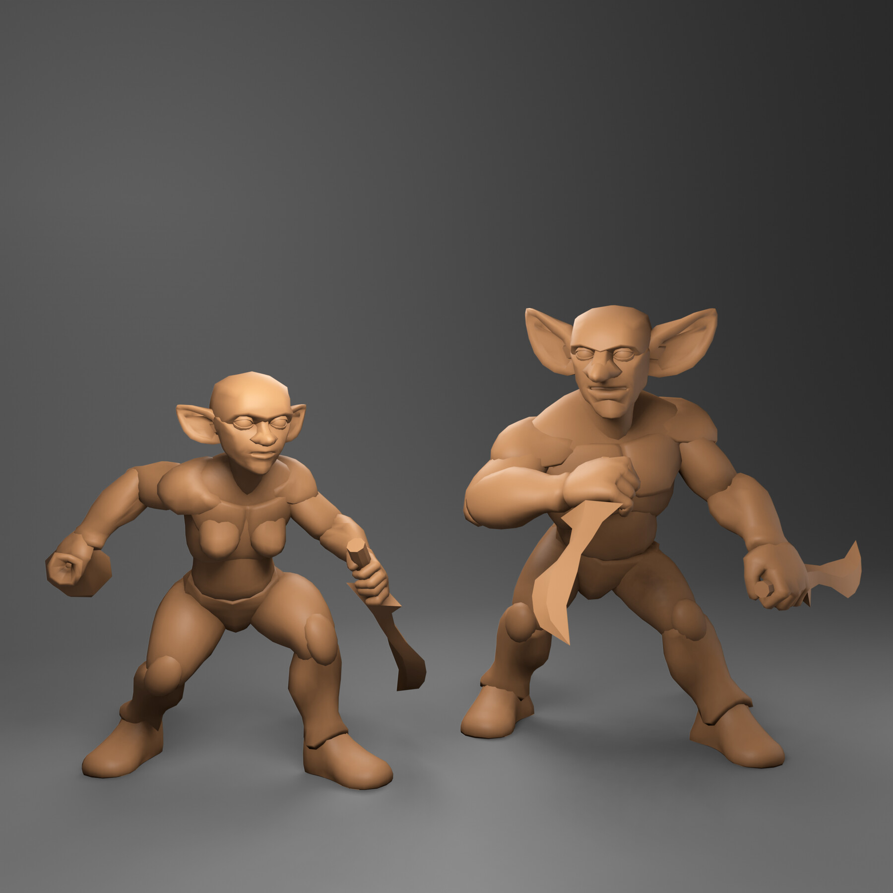 ArtStation - Stylized Goblin Basemesh | Game Assets