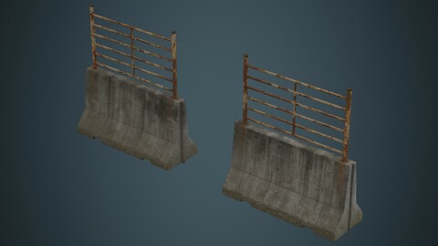 Concrete Barrier 2D
