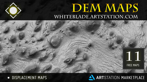 DEM HEIGHTMAPS - FREE ZBRUSH / MUDBOX