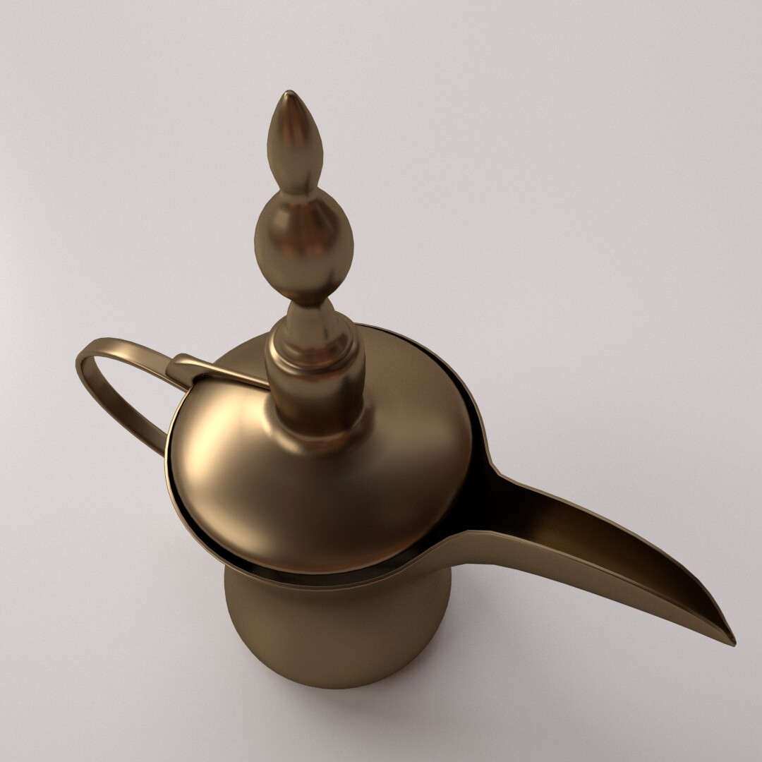 ArtStation Arabic Coffee Pot Game Assets