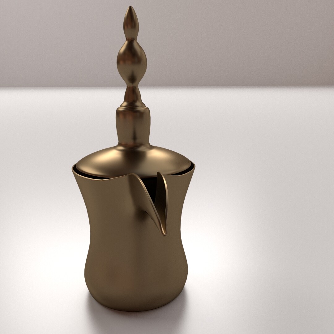 ArtStation Arabic Coffee Pot Game Assets