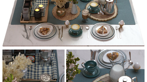 breakfast table set 012