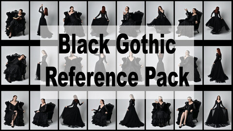 x150 Black/Red Gothic. - Reference Pack