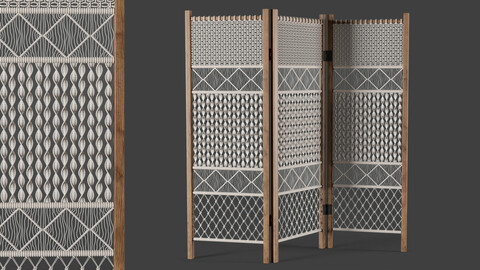 Macrame Room Divider