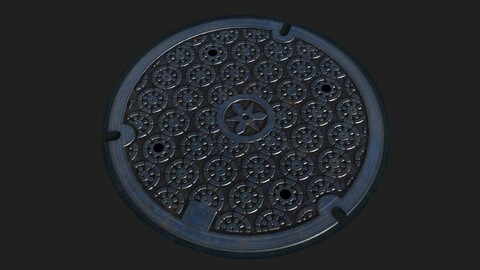 Kyoto Manhole Cover Substance Decal