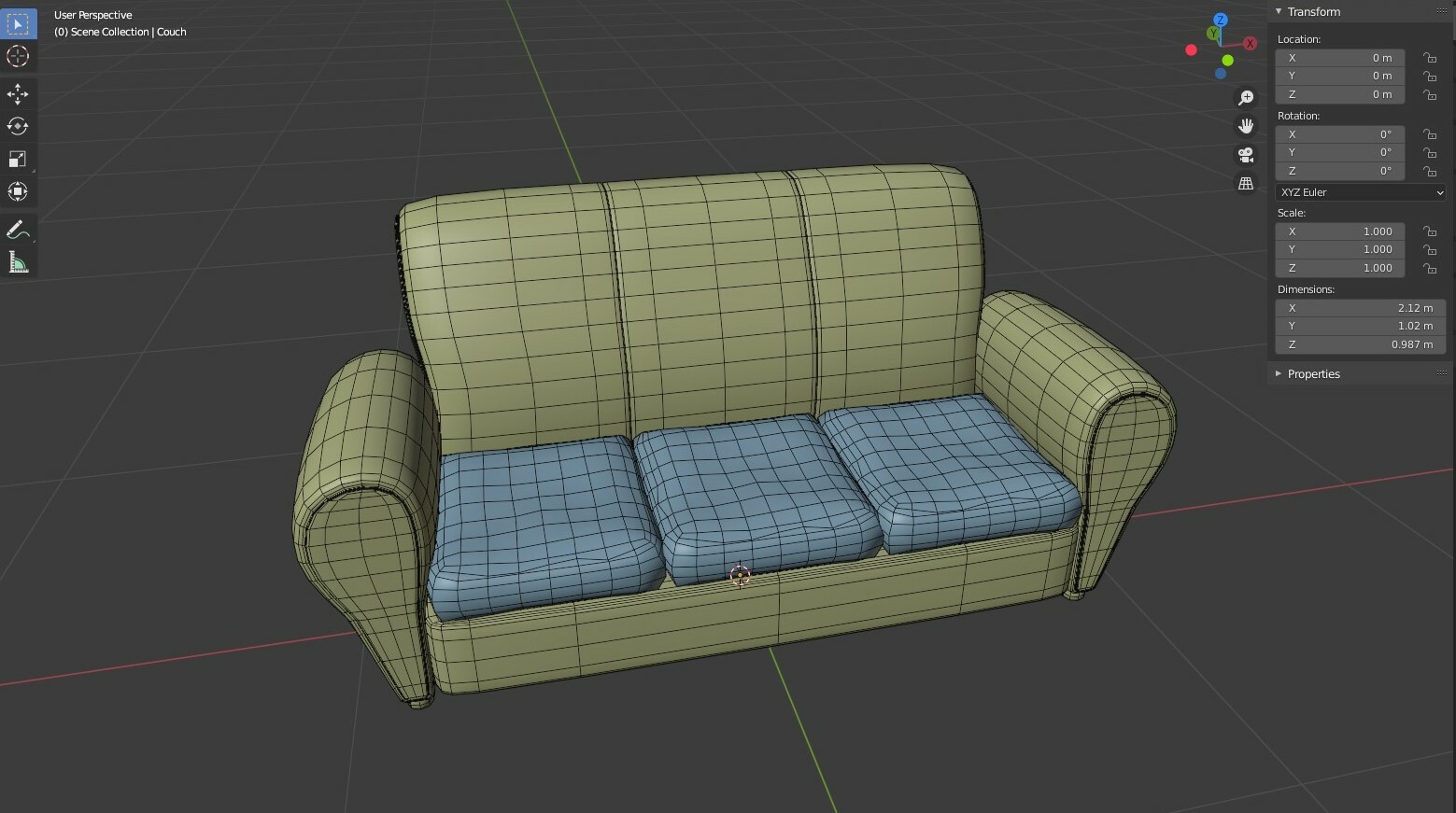 ArtStation - Couch | Game Assets