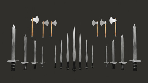 melee weapons