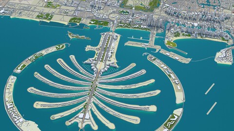 Dubai City UAE 3D Model