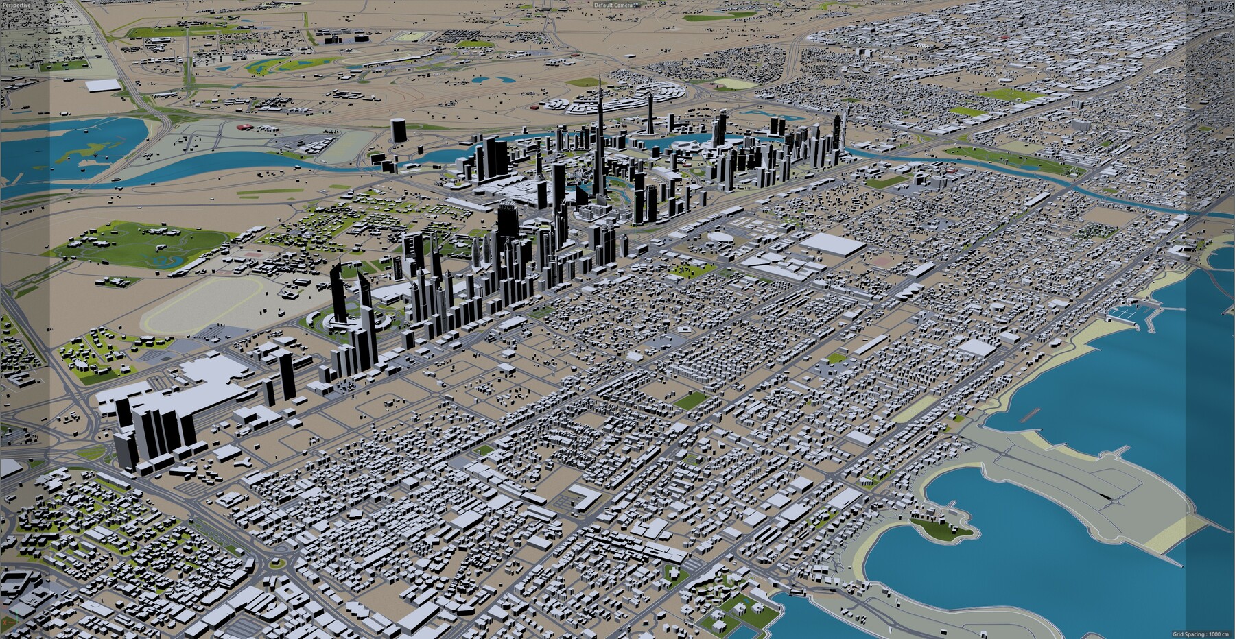 Artstation Dubai City Uae 3d Model Resources