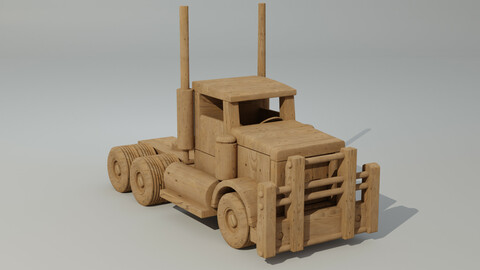 Wooden Toy Truck