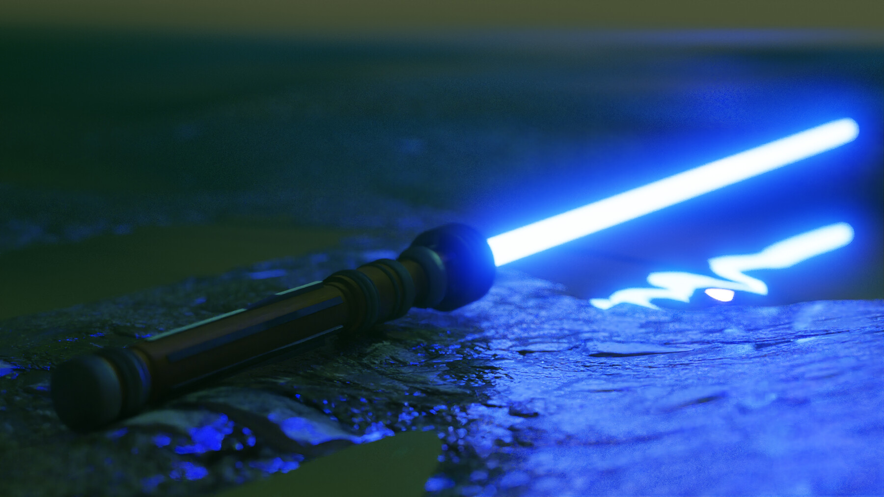 ArtStation - Blue Light Saber 3D model | Resources