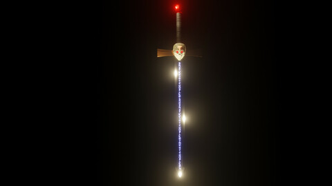 Fantasy Sword 3D model