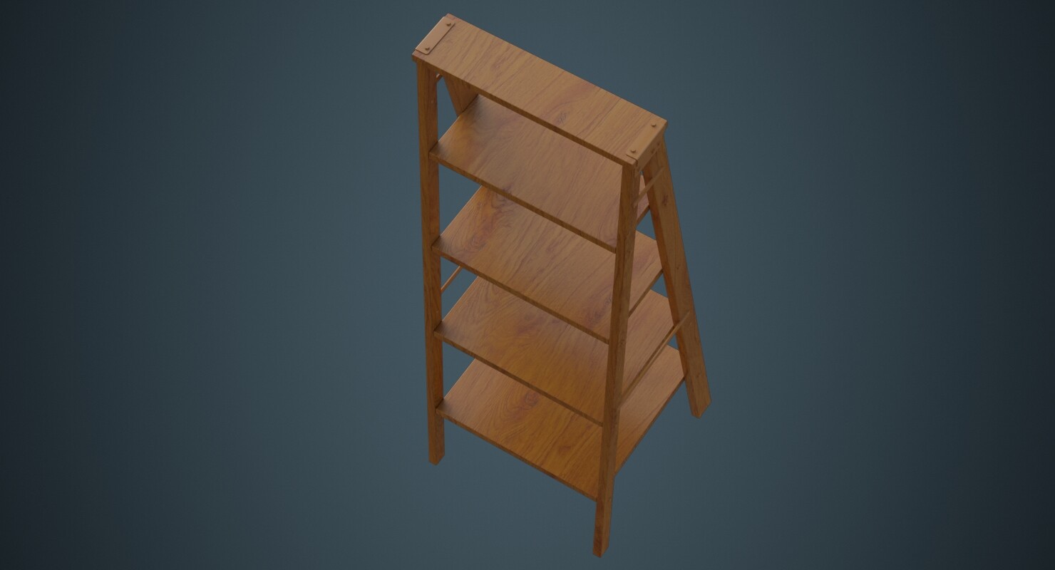 ArtStation Step Ladder 1A Game Assets