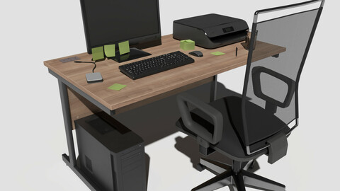 Workstation Cluttered