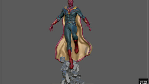 VISION FROM MARVEL MCU DRAMA WANDA VISION CHARACTER