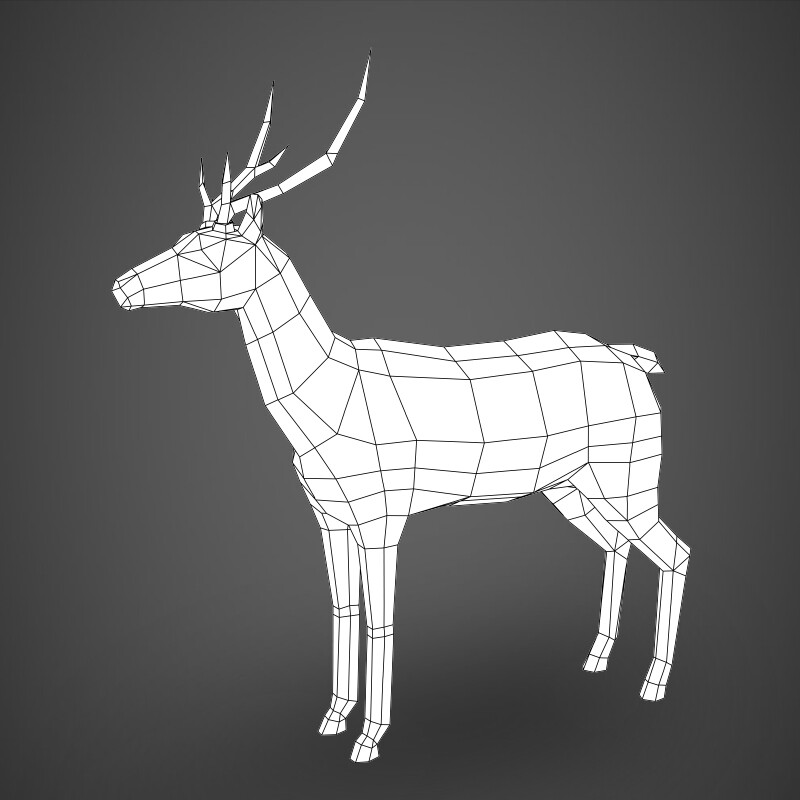 Deer 3d model