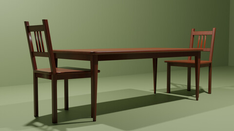 Table and Chair