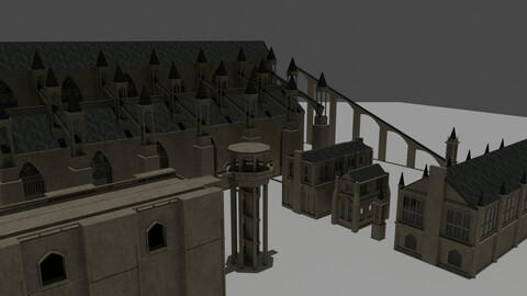 Dark Souls Building Asset Pack 2