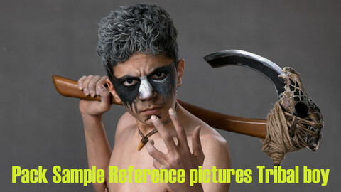 Pack Sample Reference pictures tribal boy part ||
