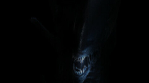 Alien painting - single in PNG