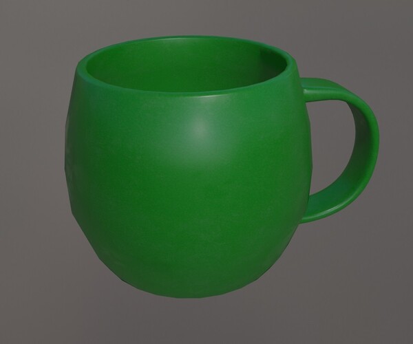 ArtStation Coffee Mug Game Assets