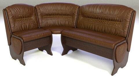 Sofa3 Low-poly 3D model
