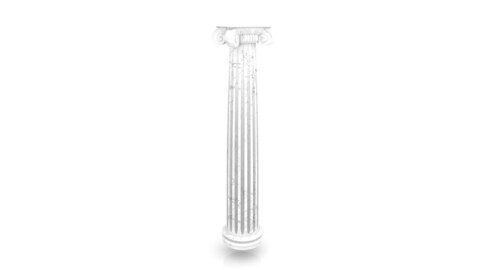 Doric Column Greek Architectural Pillar