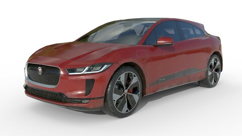 Jaguar I-pace 2021 LOW POLY