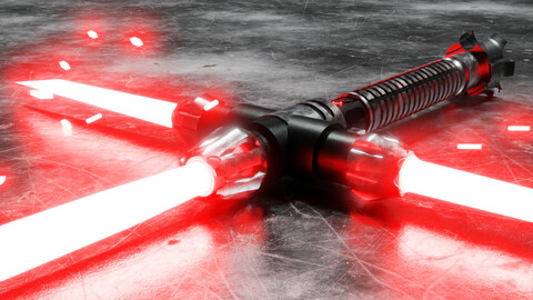 Kylo Ren's Lightsaber 3D model