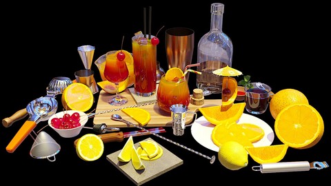 Cocktail Set Tequila Sunrise