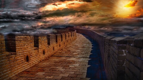 The dragon wall