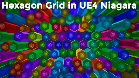Hexagon Grid in UE4.26 Niagara