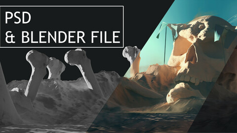 Skull valley PSD and Blender file
