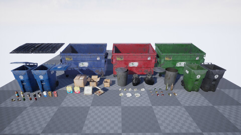 Urban Trash Pack (UE4)