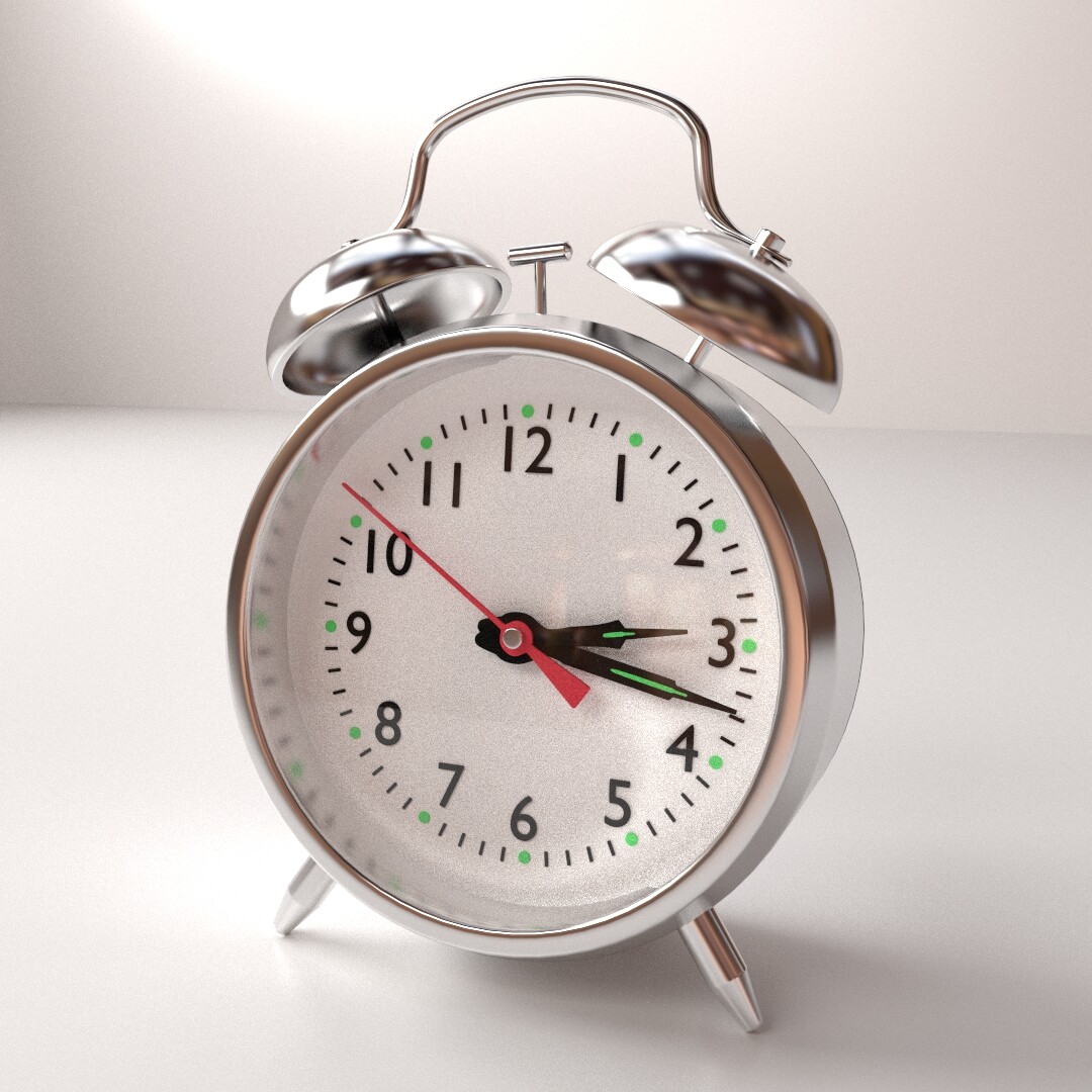 ArtStation Alarm Clock Game Assets