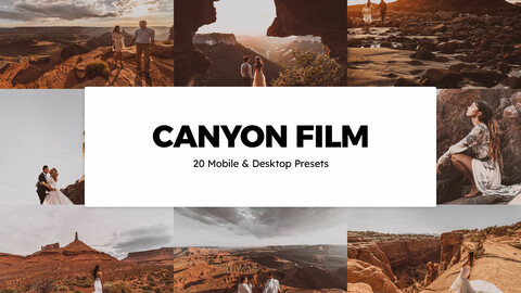 20 Canyon Film LUTs and Lightroom Presets