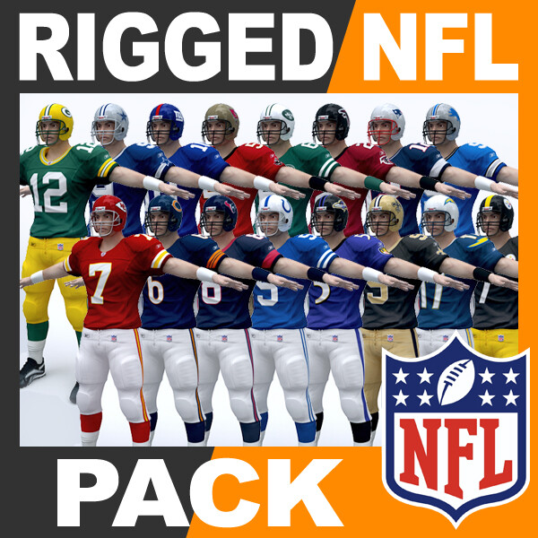 ArtStation - NFL Helmets Pack