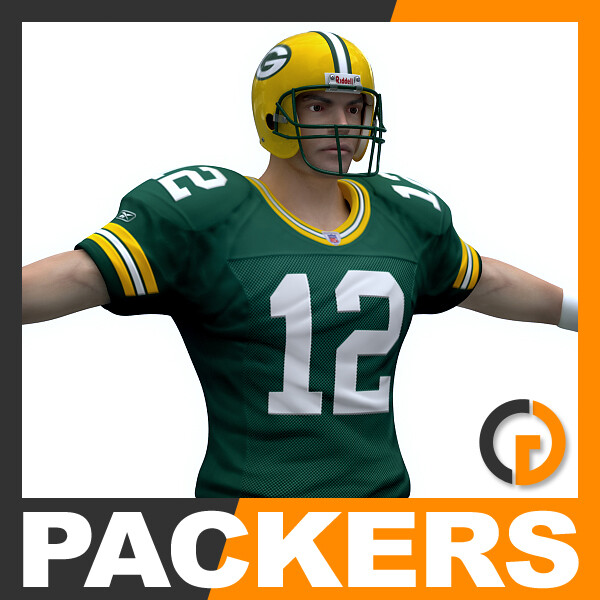 ArtStation NFL Player Green Bay Packers Game Assets