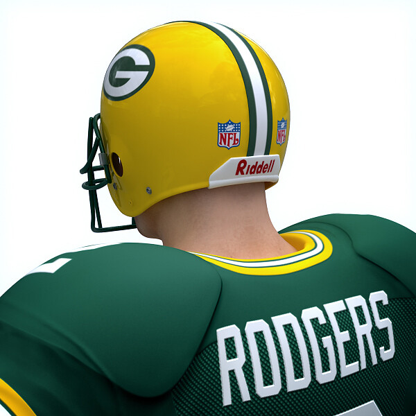 NFL Player Green Bay Packers 3D model