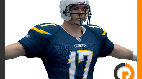 NFL Player San Diego Chargers - Rigged