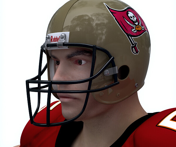 ArtStation - TAMPA BAY BUCCANEERS Helmet Football NFC South PBR