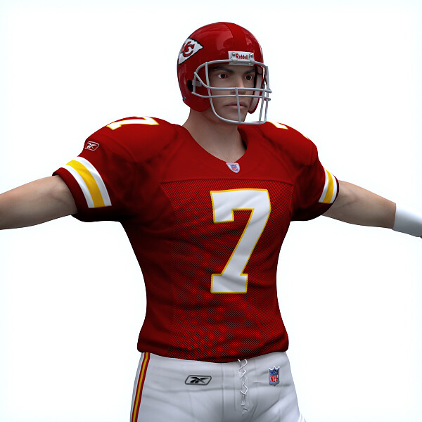 ArtStation - NFL Player Kansas City Chiefs - Rigged