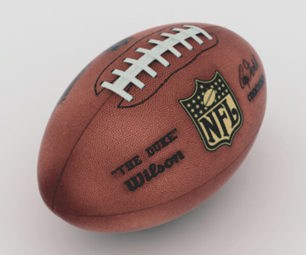 ArtStation NFL Official Game Ball Game Assets