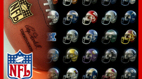 NFL Helmets and Ball Pack