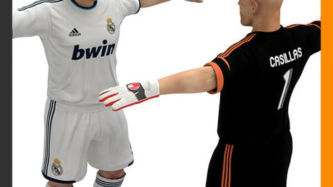 Football Player and Goalkeeper - Real Madrid CF